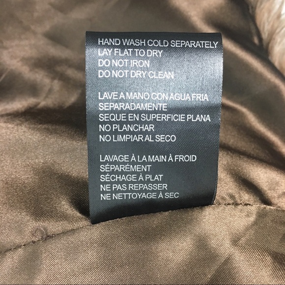 BB Dakota Gold Metal Studs Faux Leather Brown Faux Fur Vest Pockets Small NWT - Picture 15 of 16